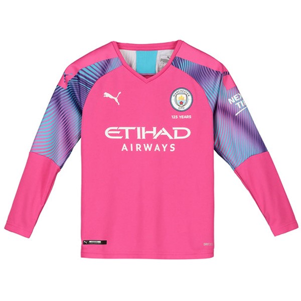 Camiseta Manchester City ML Portero 2019/20 Rosa